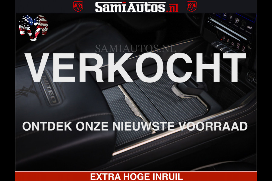 Dodge Ram 1500 LIMITED BLACK OPS | 5.7 V8 402 PK HEMI | MEEST VOLLE EN LUXE UITVOERING | CREW CAB | DUBBELE CABINE DC 5 PERSOONS | CREW CAB 5 PERSOONS | DUBBELE CABINE DC | MEEST ROYALE EN COMFORTABELE BEDRIJFSAUTO | HEAD-UP | LUCHTVERING | RONDOM CAMERA | MWK KLEP | PANORAMA DAK |
