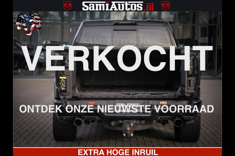 Dodge Ram 1500 LIMITED BLACK OPS | 5.7 V8 402 PK HEMI | MEEST VOLLE EN LUXE UITVOERING | CREW CAB | DUBBELE CABINE DC 5 PERSOONS | CREW CAB 5 PERSOONS | DUBBELE CABINE DC | MEEST ROYALE EN COMFORTABELE BEDRIJFSAUTO | HEAD-UP | LUCHTVERING | RONDOM CAMERA | MWK KLEP | PANORAMA DAK |