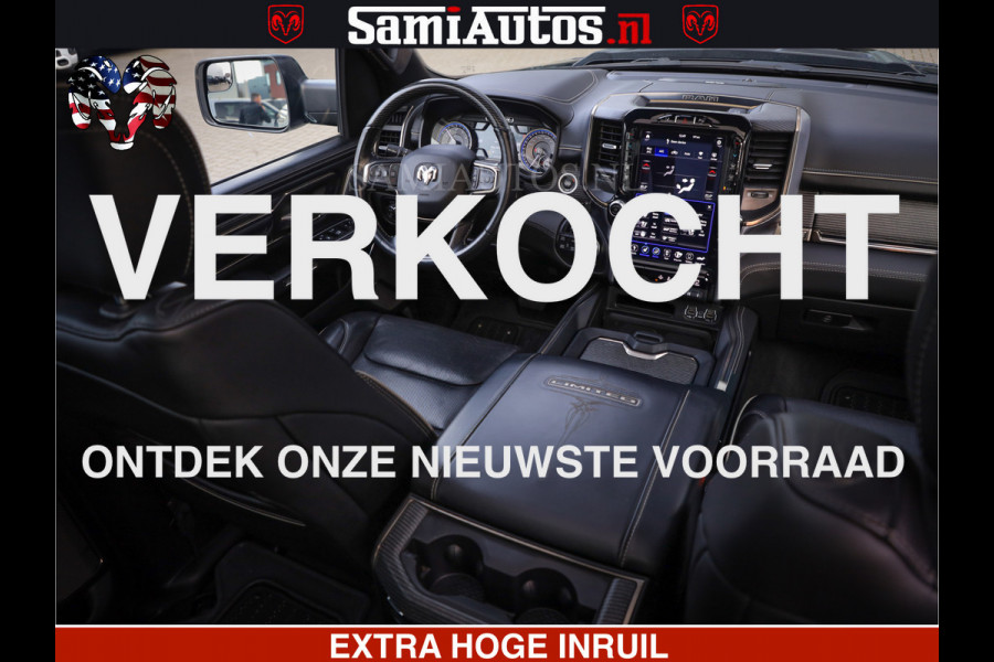 Dodge Ram 1500 LIMITED BLACK OPS | 5.7 V8 402 PK HEMI | MEEST VOLLE EN LUXE UITVOERING | CREW CAB | DUBBELE CABINE DC 5 PERSOONS | CREW CAB 5 PERSOONS | DUBBELE CABINE DC | MEEST ROYALE EN COMFORTABELE BEDRIJFSAUTO | HEAD-UP | LUCHTVERING | RONDOM CAMERA | MWK KLEP | PANORAMA DAK |