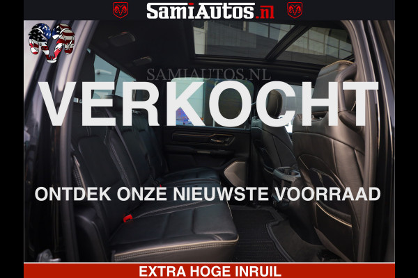 Dodge Ram 1500 LIMITED BLACK OPS | 5.7 V8 402 PK HEMI | MEEST VOLLE EN LUXE UITVOERING | CREW CAB | DUBBELE CABINE DC 5 PERSOONS | CREW CAB 5 PERSOONS | DUBBELE CABINE DC | MEEST ROYALE EN COMFORTABELE BEDRIJFSAUTO | HEAD-UP | LUCHTVERING | RONDOM CAMERA | MWK KLEP | PANORAMA DAK |