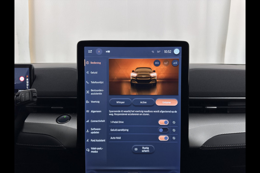 Ford Mustang Mach-E RWD 75 kWh [ 3-Fase-11kW] {SOH-89%} (INCL.BTW) *LEATHER | FULL-LED | DAB | DIGI-COCKPIT | KEYLESS | NAVI-FULLMAP | CARPLAY | HEATED-COMFORTSEATS | TOPVIEW | ADAPTIVE-CRUISE | PRIVACY-GLASS | 18'' ALU*