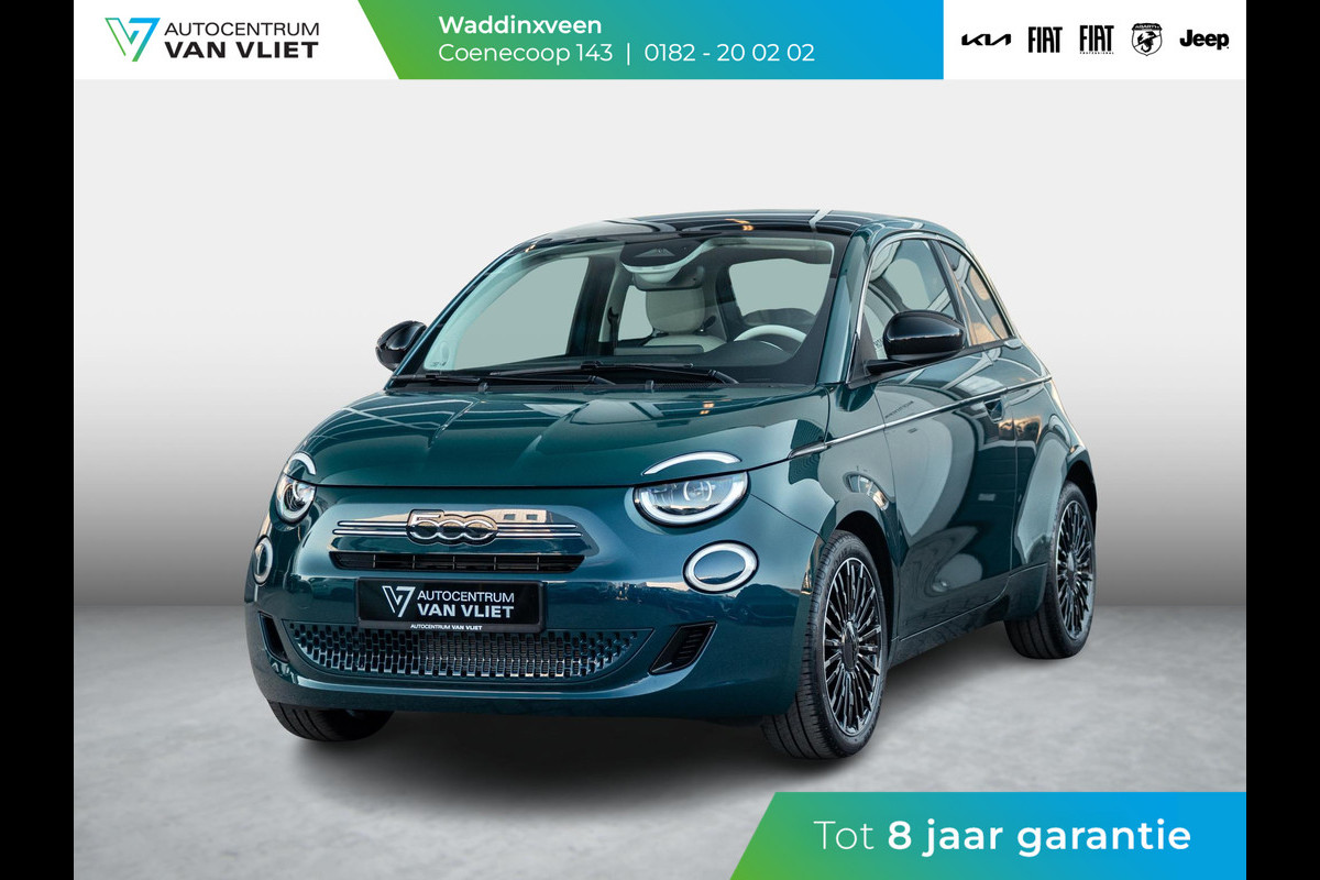 Fiat 500 Hybrid Collezione | Clima | LED | PDC | JBL Premium Audio | 17" | Camera | BSM | Canneloni Ivory/Piombo interieur