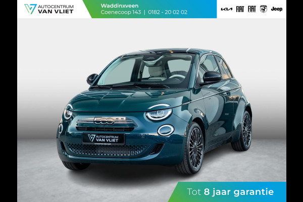 Fiat 500 Hybrid Collezione | Clima | LED | PDC | JBL Premium Audio | 17" | Camera | BSM | Canneloni Ivory/Piombo interieur