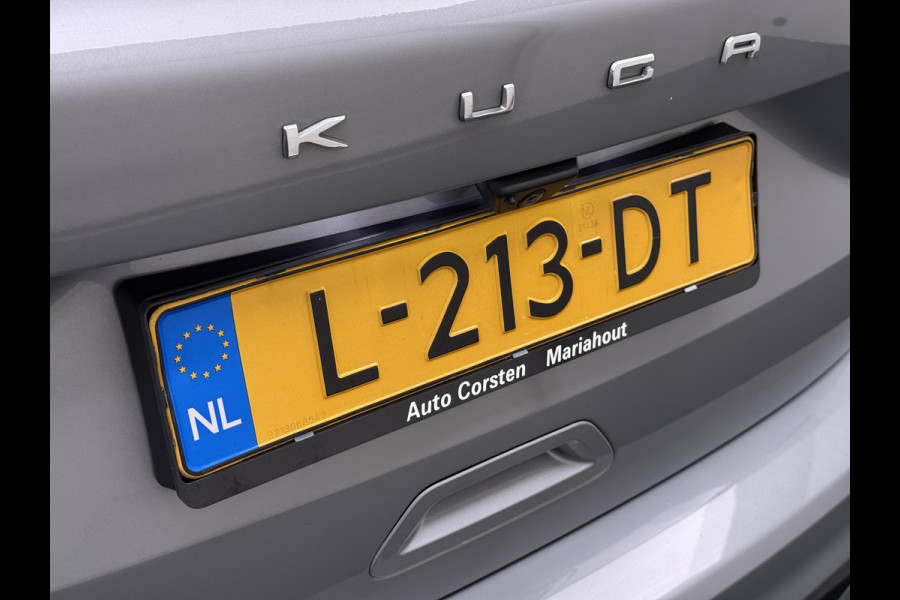 Ford Kuga 2.5 Hybrid PHEV ST-Line X Trekhaak Leer/Alcantara Head-Up Display Adaptive-Cruise Camera Navi Ecc Stoel+Achterbankverwarming App Privacy Glas Winterpakket Elek.Achterklep Led Virtual Cockpit Dodehoek-assistent 1.500KG Trekgewicht 1e Eigenaar Dealeronderhouden € 46.000 nieuw