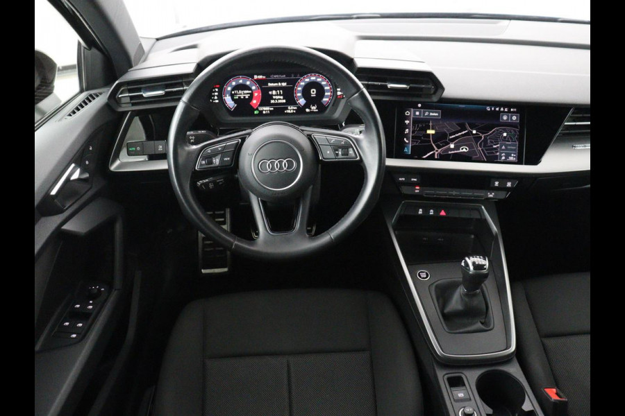 Audi A3 35 TFSI Pro Line | Carplay | Adaptive cruise | Virtual Cockpit | Navigatie | Full LED | 18'' | Climate control | Parkeerhulp | Bluetooth