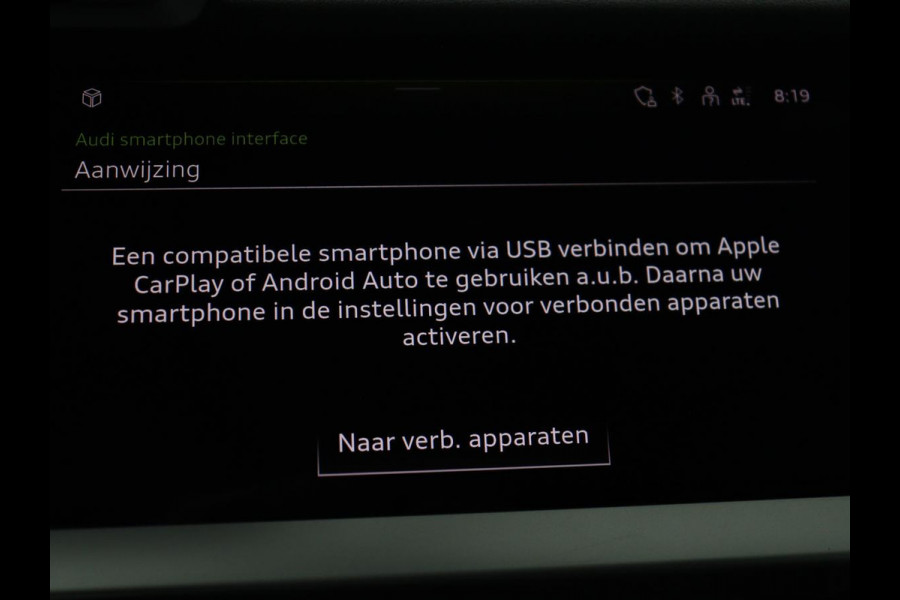 Audi A3 35 TFSI Pro Line | Carplay | Adaptive cruise | Virtual Cockpit | Navigatie | Full LED | 18'' | Climate control | Parkeerhulp | Bluetooth