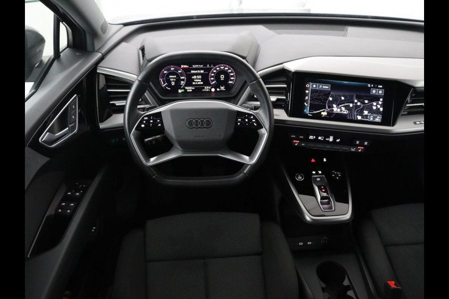 Audi Q4 e-tron 40 Launch edition Advanced Plus 77 kWh | SOH 94% | Warmtepomp | Stoelverwarming | Adaptive cruise | Camera | Carplay | Matrix LED | Virtual Cockpit | Navigatie | Parkeerhulp | Climate control