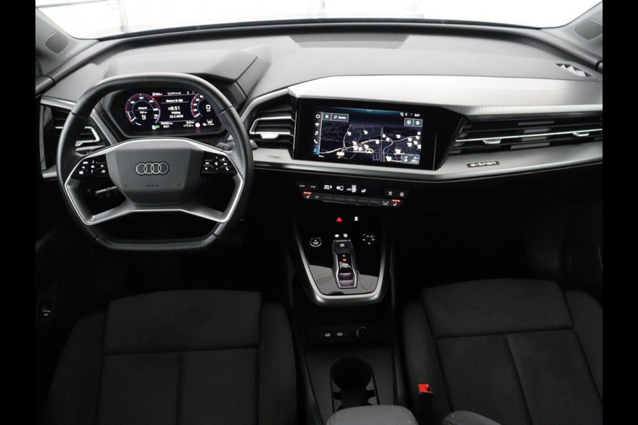 Audi Q4 e-tron 40 Launch edition Advanced Plus 77 kWh | SOH 94% | Warmtepomp | Stoelverwarming | Adaptive cruise | Camera | Carplay | Matrix LED | Virtual Cockpit | Navigatie | Parkeerhulp | Climate control