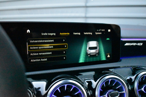 Mercedes-Benz CLA-Klasse AMG 45 S 4MATIC+ 421pk | Pano | ACC | Burmester | 360 Camera | Multibeam LED | AMG Night Pack |