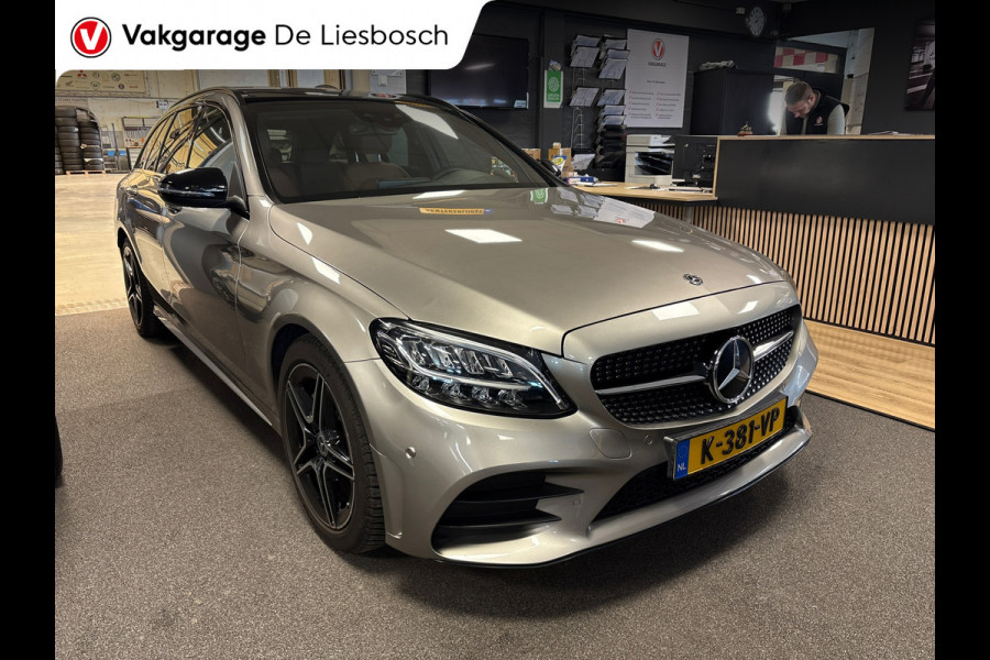 Mercedes-Benz C-Klasse Estate 180 Business Solution AMG,pano,trekhaak,leer,stoelverw,camera