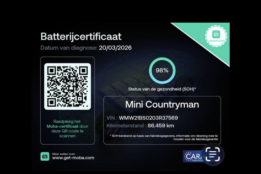 MINI Countryman 1.5 Cooper S E ALL4 Untamed Edition SOH98% 224PK/PANO/H-KARDON/H-UP/LEDER/CAM/V-COCKPIT/NAVI/DAB///