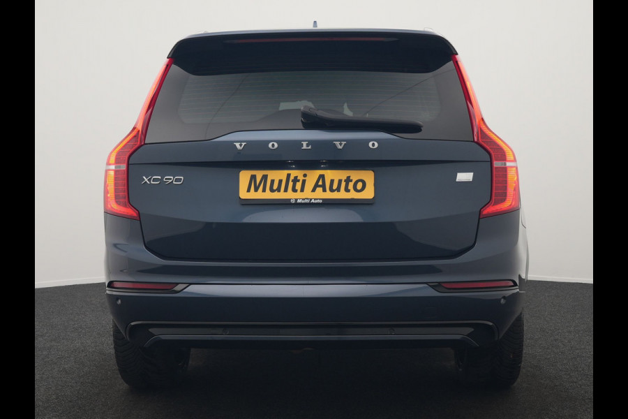 Volvo XC90 T8 Recharge AWD Plus Dark LONG RANGE 7 Persoons PHEV 455pk Dealer O.H. | Trekhaak Af Fabriek | Adaptive Cruise | Camera | Harman / Kardon | Lederen Sportstoelen Memory & Verwarmd | Google Assistent | Keyless | Blis | Stuur Verwarmd | Apple Carplay | Plug In Hybrid