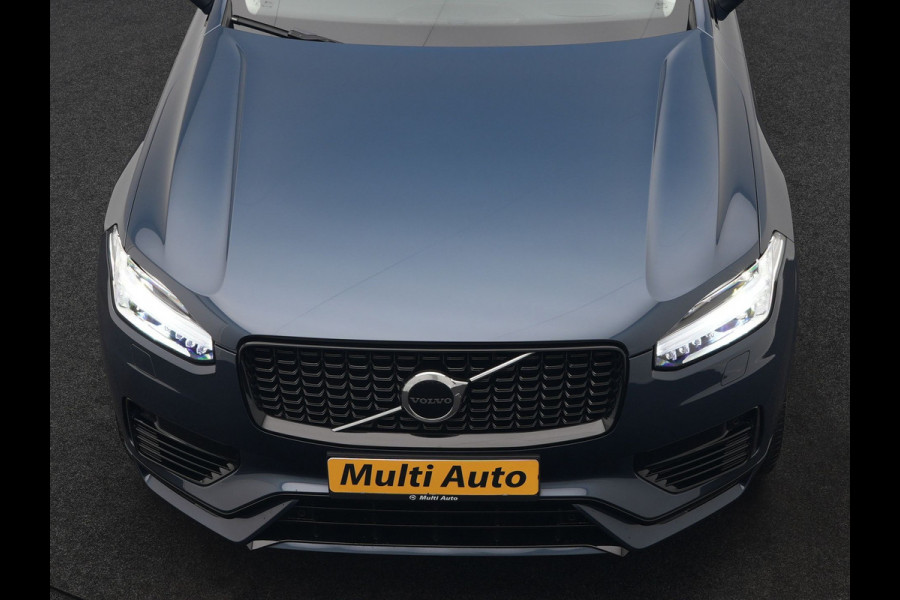 Volvo XC90 T8 Recharge AWD Plus Dark LONG RANGE 7 Persoons PHEV 455pk Dealer O.H. | Trekhaak Af Fabriek | Adaptive Cruise | Camera | Harman / Kardon | Lederen Sportstoelen Memory & Verwarmd | Google Assistent | Keyless | Blis | Stuur Verwarmd | Apple Carplay | Plug In Hybrid