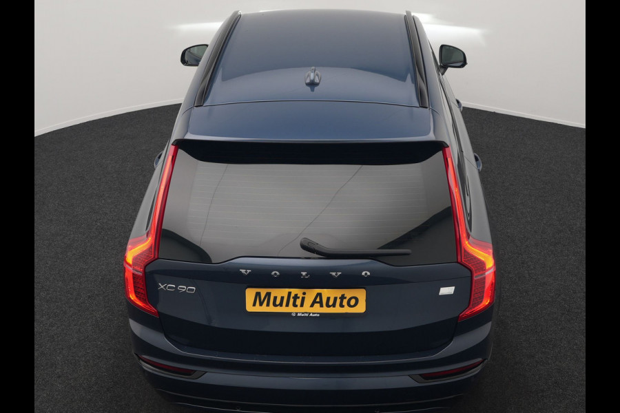 Volvo XC90 T8 Recharge AWD Plus Dark LONG RANGE 7 Persoons PHEV 455pk Dealer O.H. | Trekhaak Af Fabriek | Adaptive Cruise | Camera | Harman / Kardon | Lederen Sportstoelen Memory & Verwarmd | Google Assistent | Keyless | Blis | Stuur Verwarmd | Apple Carplay | Plug In Hybrid