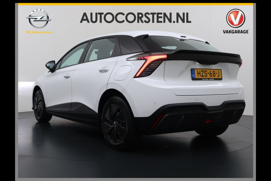 MG Mg4 electric 51kWh LFP AccuApple Carplay Android Auto Pdc Adap.Cruise Ecc Rijstrooksensor Led Bluetooth DAB Isofix File assistent Verkeersbord detectie SOH 92% € 30.000 nieuw!