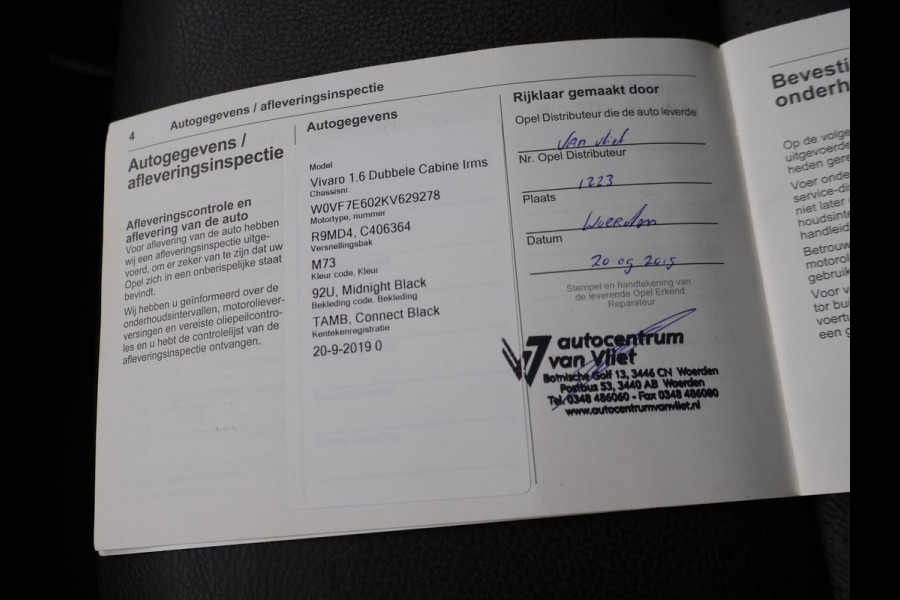 Opel Vivaro 1.6 CDTI 145 PK DUBBEL CAB. IRMSCHER GT 058/100 + 2 SCHUIFDEUREN | LEDER | CAMERA | STOELVERW. | TREKHAAK 2000 KG