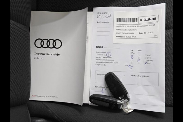 Audi e-tron Sportback Aut. 55 quattro Business edition 95 kWh | Camera | Navi | Luchtvering |