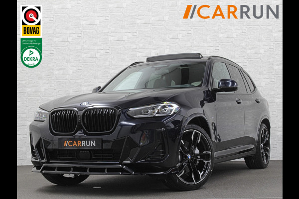BMW iX3 M-Sport 80 kWh | Panorama | Leder | 99% SOH | ACC | Trekhaak | Memory | Camera | 3-Zone Clima | Carplay | Getint Glas | Black-Optic | Stoelverwarming | Draadloos Laden | Bovag Garantie |