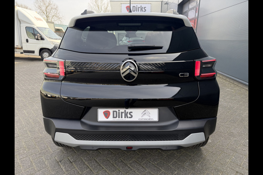Citroën C3 100pk Max (Camera - LED - Automatische Airco - Navigatie - Parkeersensoren - Draadloos laden - Apple Carplay)