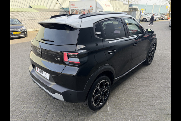 Citroën C3 100pk Max (Camera - LED - Automatische Airco - Navigatie - Parkeersensoren - Draadloos laden - Apple Carplay)