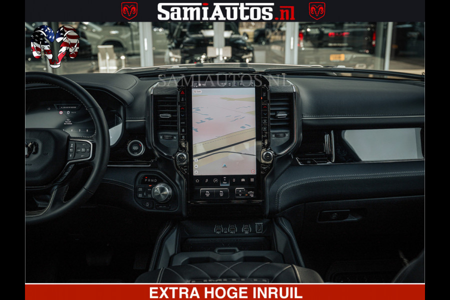 Dodge Ram HULK Pack | Limited Night H.O 540HP 706Nm | Massage + Full Option | De Meest Luxe en Volle Pick-Up in zijn Klasse | Hulk Pack is Comfortabele Dubbele Cabine met Royale 5 Zitplaatsen | BPM vrij | Nu Leverbaar uit Voorraad | Voorraad Nr 2353 - 5412