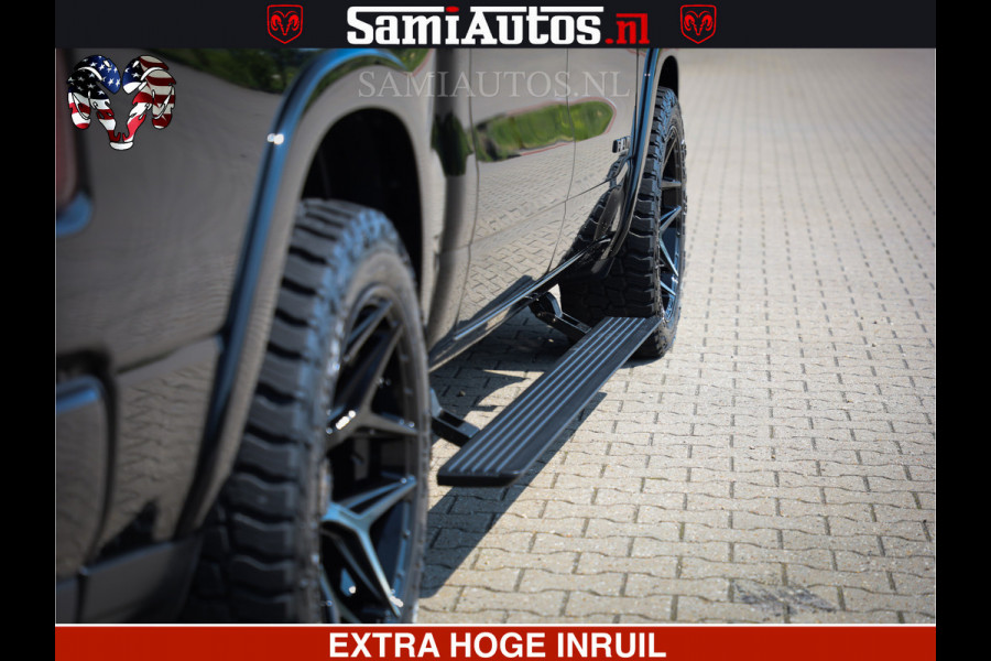 Dodge Ram 1500 Limited Night High Output 540HP 706Nm | Massage + Full Option | De Meest Luxe en Volle Pick-Up in zijn Klasse | Comfortabele Dubbele Cabine met Royale 5 Zitplaatsen | BPM vrij | Nu Leverbaar uit Voorraad | Voorraad Nr 2300 - 7689