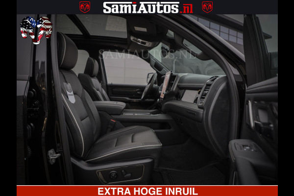 Dodge Ram 1500 Limited Night High Output 540HP 706Nm | Massage + Full Option | De Meest Luxe en Volle Pick-Up in zijn Klasse | Comfortabele Dubbele Cabine met Royale 5 Zitplaatsen | BPM vrij | Nu Leverbaar uit Voorraad | Voorraad Nr 2300 - 7689
