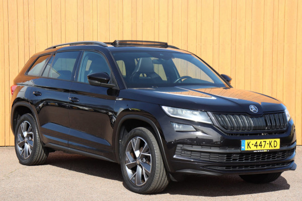 Škoda Kodiaq 1.5 TSI Sportline Business org.NL schuifdak trekhaak el.klep canton leer+verw. camera