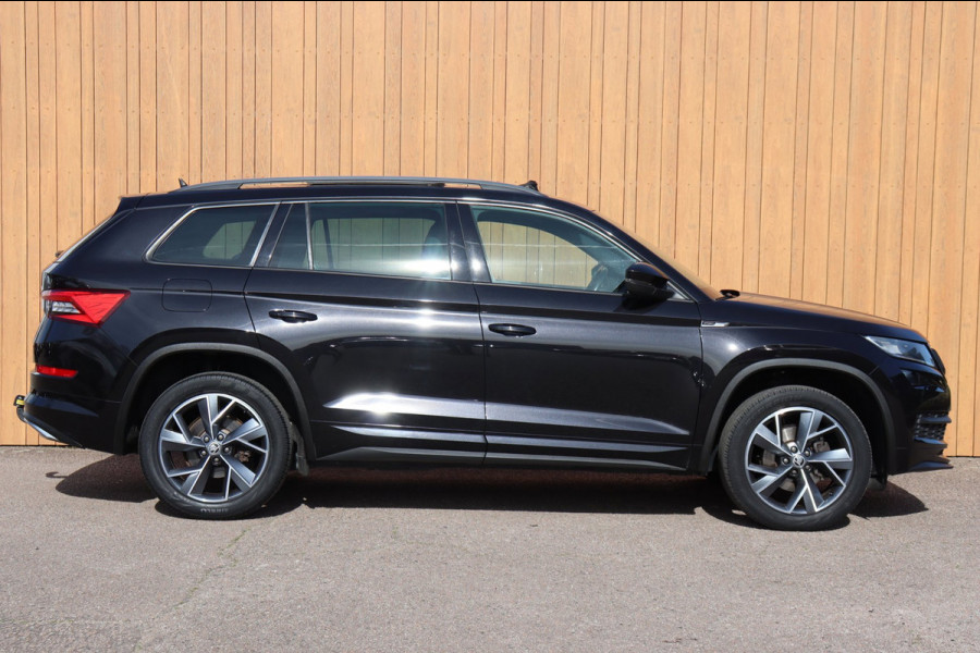 Škoda Kodiaq 1.5 TSI Sportline Business org.NL schuifdak trekhaak el.klep canton leer+verw. camera