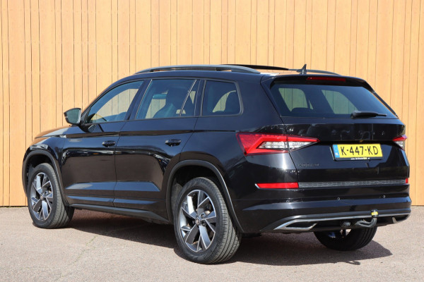 Škoda Kodiaq 1.5 TSI Sportline Business org.NL schuifdak trekhaak el.klep canton leer+verw. camera