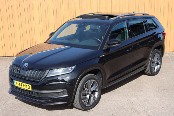 Škoda Kodiaq 1.5 TSI Sportline Business org.NL schuifdak trekhaak el.klep canton leer+verw. camera