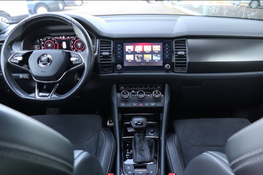 Škoda Kodiaq 1.5 TSI Sportline Business org.NL schuifdak trekhaak el.klep canton leer+verw. camera
