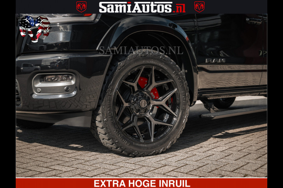 Dodge Ram HULK Pack | Limited Night H.O 540HP 706Nm | Massage + Full Option | De Meest Luxe en Volle Pick-Up in zijn Klasse | Hulk Pack is Comfortabele Dubbele Cabine met Royale 5 Zitplaatsen | BPM vrij | Nu Leverbaar uit Voorraad | Voorraad Nr 2353 - 5412