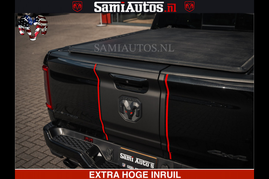 Dodge Ram HULK Pack | Limited Night H.O 540HP 706Nm | Massage + Full Option | De Meest Luxe en Volle Pick-Up in zijn Klasse | Hulk Pack is Comfortabele Dubbele Cabine met Royale 5 Zitplaatsen | BPM vrij | Nu Leverbaar uit Voorraad | Voorraad Nr 2353 - 5412