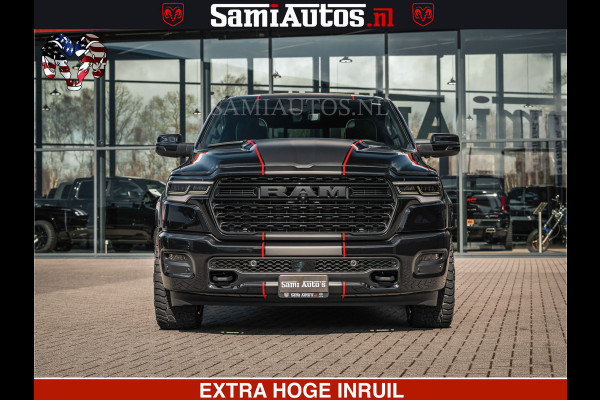 Dodge Ram HULK Pack | Limited Night H.O 540HP 706Nm | Massage + Full Option | De Meest Luxe en Volle Pick-Up in zijn Klasse | Hulk Pack is Comfortabele Dubbele Cabine met Royale 5 Zitplaatsen | BPM vrij | Nu Leverbaar uit Voorraad | Voorraad Nr 2353 - 5412