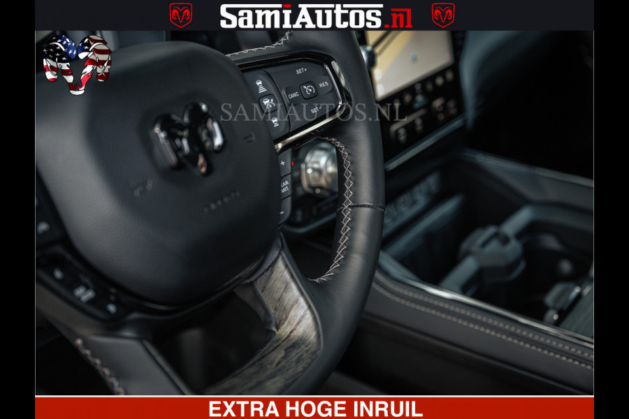 Dodge Ram HULK Pack | Limited Night H.O 540HP 706Nm | Massage + Full Option | De Meest Luxe en Volle Pick-Up in zijn Klasse | Hulk Pack is Comfortabele Dubbele Cabine met Royale 5 Zitplaatsen | BPM vrij | Nu Leverbaar uit Voorraad | Voorraad Nr 2353 - 5412