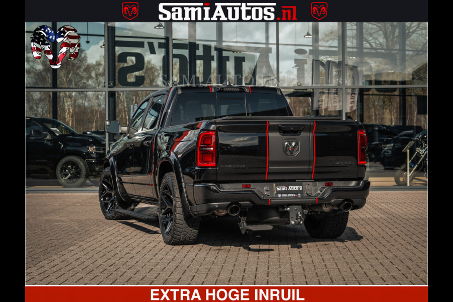 Dodge Ram HULK Pack | Limited Night H.O 540HP 706Nm | Massage + Full Option | De Meest Luxe en Volle Pick-Up in zijn Klasse | Hulk Pack is Comfortabele Dubbele Cabine met Royale 5 Zitplaatsen | BPM vrij | Nu Leverbaar uit Voorraad | Voorraad Nr 2353 - 5412