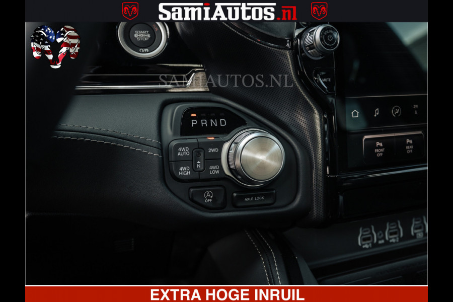 Dodge Ram HULK Pack | Limited Night H.O 540HP 706Nm | Massage + Full Option | De Meest Luxe en Volle Pick-Up in zijn Klasse | Hulk Pack is Comfortabele Dubbele Cabine met Royale 5 Zitplaatsen | BPM vrij | Nu Leverbaar uit Voorraad | Voorraad Nr 2353 - 5412