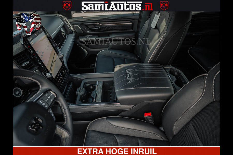 Dodge Ram HULK Pack | Limited Night H.O 540HP 706Nm | Massage + Full Option | De Meest Luxe en Volle Pick-Up in zijn Klasse | Hulk Pack is Comfortabele Dubbele Cabine met Royale 5 Zitplaatsen | BPM vrij | Nu Leverbaar uit Voorraad | Voorraad Nr 2353 - 5412