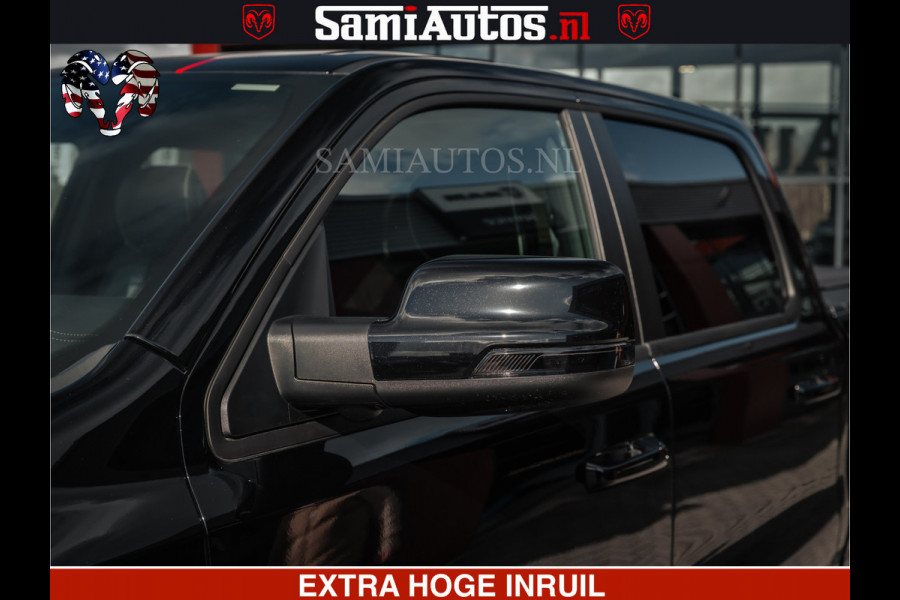 Dodge Ram HULK Pack | Limited Night H.O 540HP 706Nm | Massage + Full Option | De Meest Luxe en Volle Pick-Up in zijn Klasse | Hulk Pack is Comfortabele Dubbele Cabine met Royale 5 Zitplaatsen | BPM vrij | Nu Leverbaar uit Voorraad | Voorraad Nr 2353 - 5412