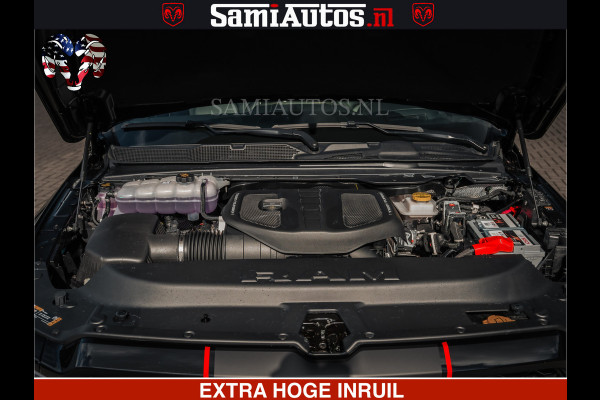 Dodge Ram HULK Pack | Limited Night H.O 540HP 706Nm | Massage + Full Option | De Meest Luxe en Volle Pick-Up in zijn Klasse | Hulk Pack is Comfortabele Dubbele Cabine met Royale 5 Zitplaatsen | BPM vrij | Nu Leverbaar uit Voorraad | Voorraad Nr 2353 - 5412