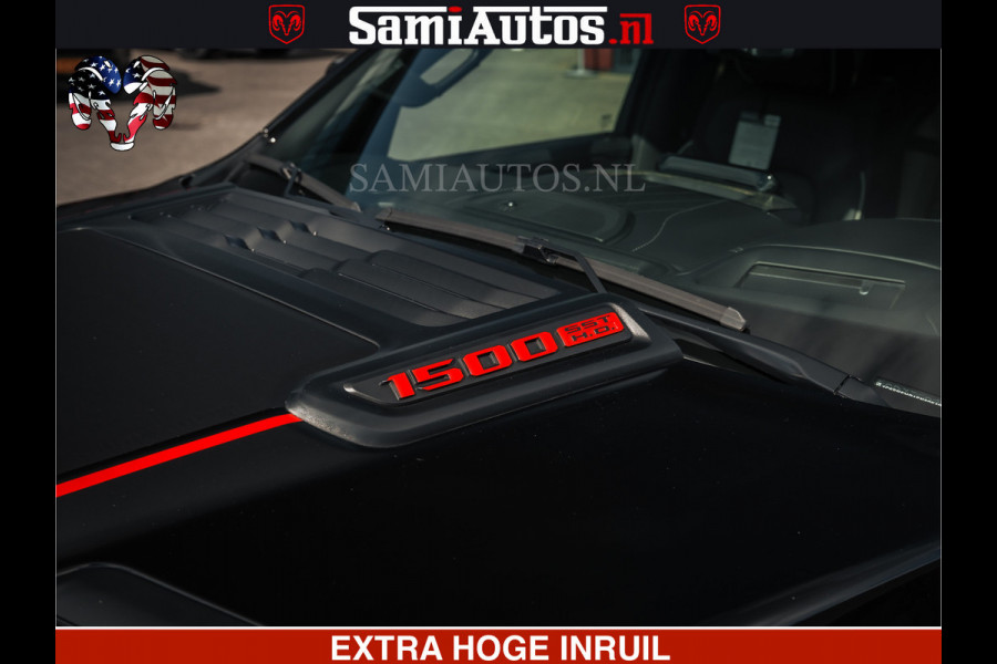 Dodge Ram HULK Pack | Limited Night H.O 540HP 706Nm | Massage + Full Option | De Meest Luxe en Volle Pick-Up in zijn Klasse | Hulk Pack is Comfortabele Dubbele Cabine met Royale 5 Zitplaatsen | BPM vrij | Nu Leverbaar uit Voorraad | Voorraad Nr 2353 - 5412
