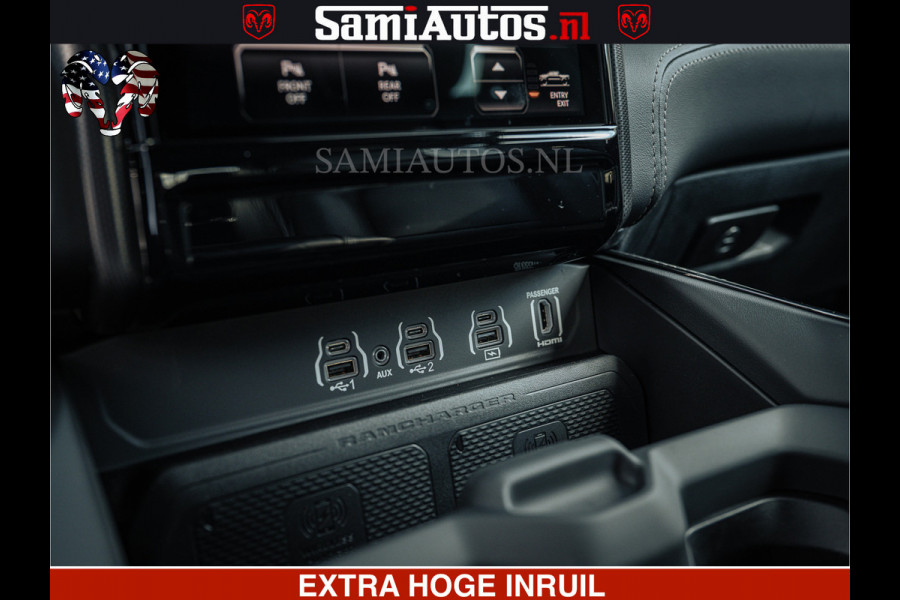 Dodge Ram HULK Pack | Limited Night H.O 540HP 706Nm | Massage + Full Option | De Meest Luxe en Volle Pick-Up in zijn Klasse | Hulk Pack is Comfortabele Dubbele Cabine met Royale 5 Zitplaatsen | BPM vrij | Nu Leverbaar uit Voorraad | Voorraad Nr 2353 - 5412