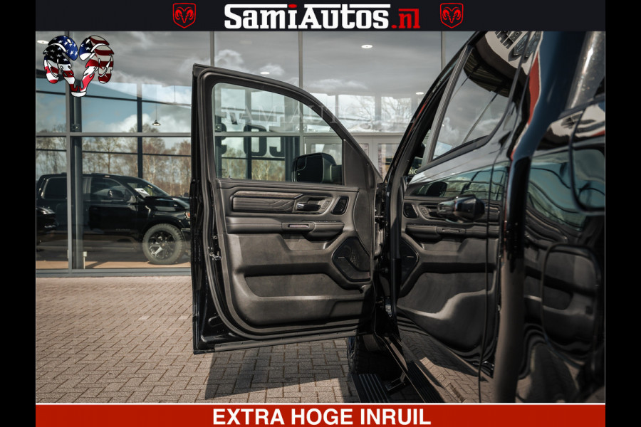 Dodge Ram HULK Pack | Limited Night H.O 540HP 706Nm | Massage + Full Option | De Meest Luxe en Volle Pick-Up in zijn Klasse | Hulk Pack is Comfortabele Dubbele Cabine met Royale 5 Zitplaatsen | BPM vrij | Nu Leverbaar uit Voorraad | Voorraad Nr 2353 - 5412