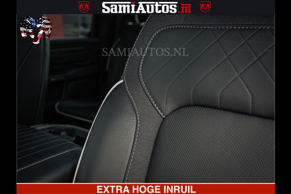 Dodge Ram HULK | Limited Night H.O 540HP 706Nm | Massage + Full Option | De Meest Luxe en Volle Pick-Up in zijn Klasse | Hulk Pack is meer Comfortabele Dubbele Cabine met Royale 5 Zitplaatsen | BPM vrij | Nu Leverbaar uit Voorraad | Voorraad Nr 2357 - 5182