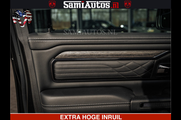 Dodge Ram HULK | Limited Night H.O 540HP 706Nm | Massage + Full Option | De Meest Luxe en Volle Pick-Up in zijn Klasse | Hulk Pack is meer Comfortabele Dubbele Cabine met Royale 5 Zitplaatsen | BPM vrij | Nu Leverbaar uit Voorraad | Voorraad Nr 2357 - 5182