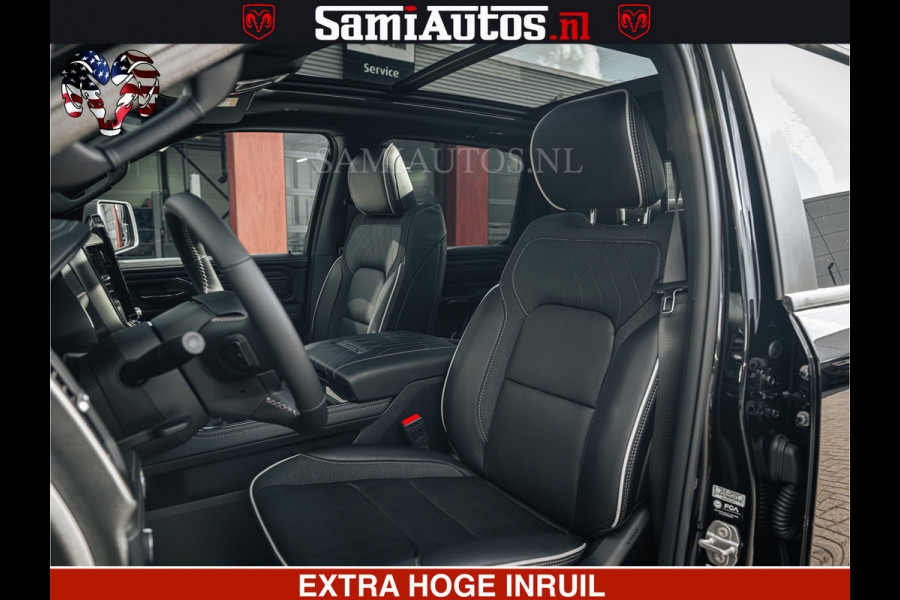 Dodge Ram HULK | Limited Night H.O 540HP 706Nm | Massage + Full Option | De Meest Luxe en Volle Pick-Up in zijn Klasse | Hulk Pack is meer Comfortabele Dubbele Cabine met Royale 5 Zitplaatsen | BPM vrij | Nu Leverbaar uit Voorraad | Voorraad Nr 2357 - 5182