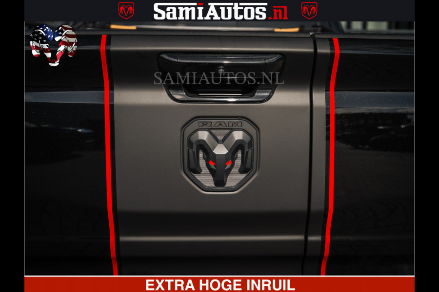 Dodge Ram HULK | Limited Night H.O 540HP 706Nm | Massage + Full Option | De Meest Luxe en Volle Pick-Up in zijn Klasse | Hulk Pack is meer Comfortabele Dubbele Cabine met Royale 5 Zitplaatsen | BPM vrij | Nu Leverbaar uit Voorraad | Voorraad Nr 2357 - 5182
