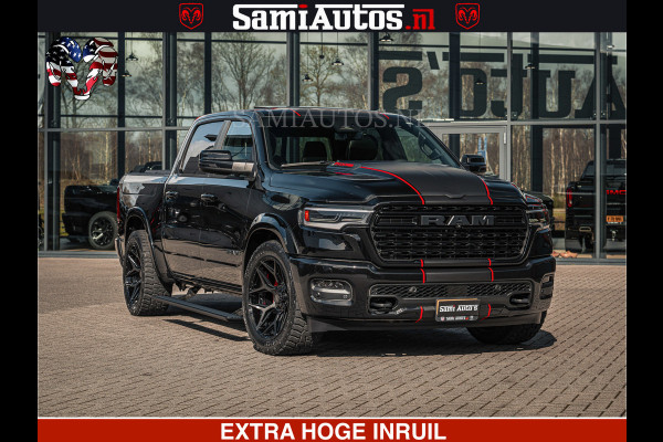Dodge Ram HULK | Limited Night H.O 540HP 706Nm | Massage + Full Option | De Meest Luxe en Volle Pick-Up in zijn Klasse | Hulk Pack is meer Comfortabele Dubbele Cabine met Royale 5 Zitplaatsen | BPM vrij | Nu Leverbaar uit Voorraad | Voorraad Nr 2357 - 5182