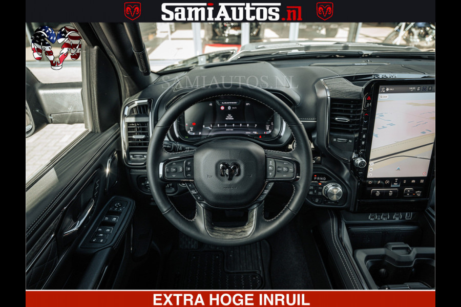 Dodge Ram HULK | Limited Night H.O 540HP 706Nm | Massage + Full Option | De Meest Luxe en Volle Pick-Up in zijn Klasse | Hulk Pack is meer Comfortabele Dubbele Cabine met Royale 5 Zitplaatsen | BPM vrij | Nu Leverbaar uit Voorraad | Voorraad Nr 2357 - 5182
